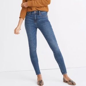 Madewell 9 Inch High Rise Skinny Jeans